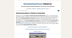 Desktop Screenshot of datatron.de