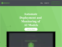 Tablet Screenshot of datatron.com